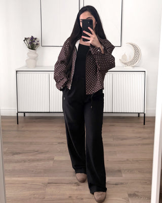 Veste à pois