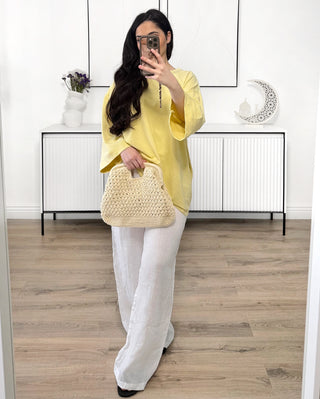 Pantalon lin