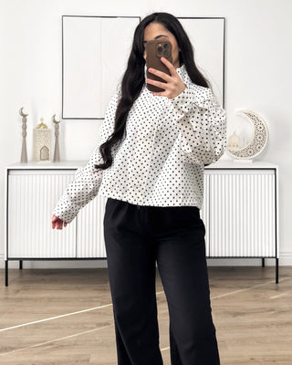 Veste à pois