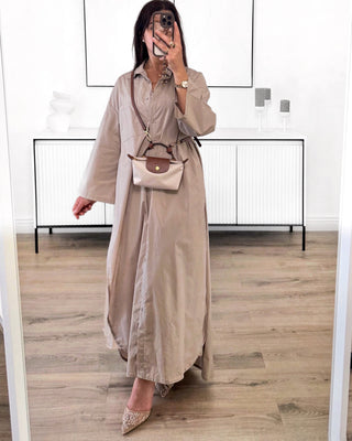 Chemise longue coton