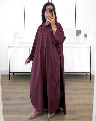 Chemise longue coton