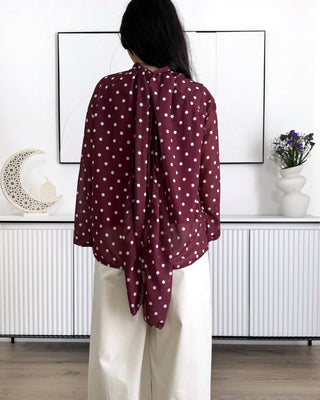 Blouse à pois
