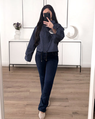 Veste à pois