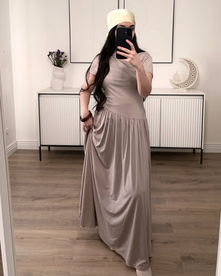 Foulard paréo en satin dentelle