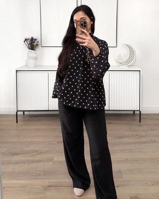 Blouse à pois