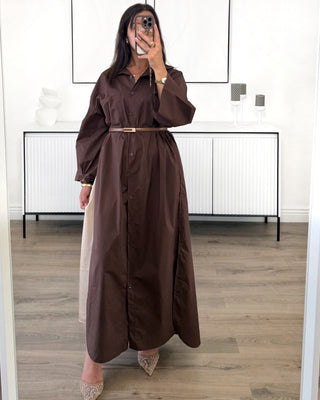 Chemise longue coton