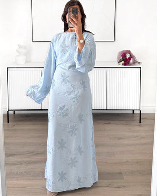 Robe longue florale