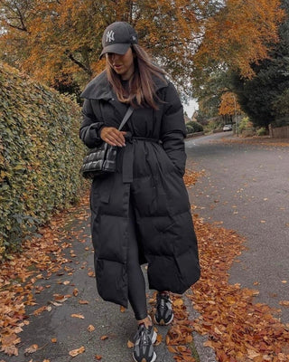 Doudoune avec ceinture