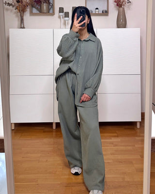 Ensemble en gaze de coton