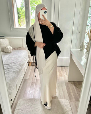 Tshirt oversize en coton noir